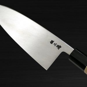 Sakai Takayuki Kasumitogi Buffalo Tsuba Engraving Art Japanese Chef's Deba  Knife 240mm Itto-Ryumon(Dragon)